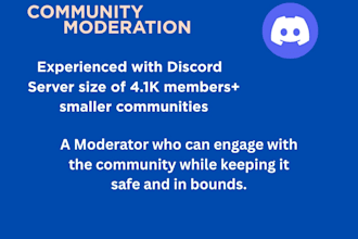 be your online community moderator to keep your spaces safe