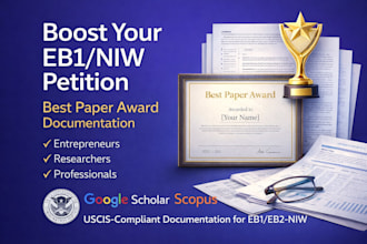 provide best paper award documentation for eb1a, eb1b, eb1c, eb1 niw requirement