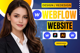 design webflow website, develop webflow website as an webflow website expert