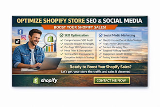 optimize shopify store seo social media to increase sales