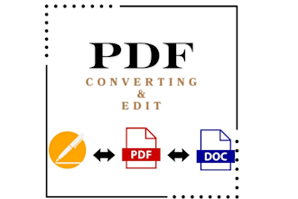 convert PDF to word PDF to excel google docs csv typing services powerpoint