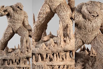 sculpt3d ai generate image for print,3d statue,nsfw,watertight,3d figurine,3dstl
