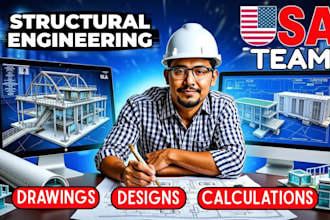 do professional structural analysis and design for concrete steel and timber str