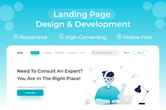 design and develop high converting landing page from scratch