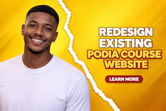 redesign existing podia website, softwerk, starto, saasland, avada, oceanwp,