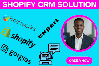 integrate gorgias crm freshworks ai customer support workflow with shopify store