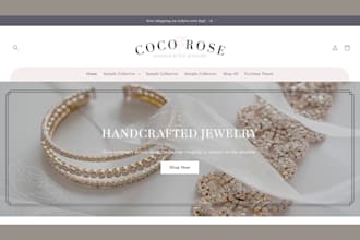 design jewelry shopify store fashion website jewelry website  necklace store