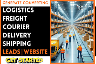 generate transport logistics, freight leads, supply chain, transport website