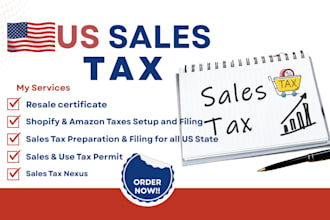 do sales tax registration, resale certificate and file sales tax in all US state