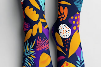 create a socks design