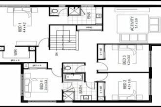 be german architect for architectural plan drafting for house floor plans