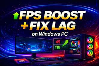 iwill boost fps and fix lag on your gaming PC