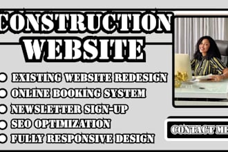 building construction website, construction company website, contractor website