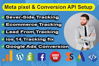setup or fix meta facebook pixel and conversion API via GTM