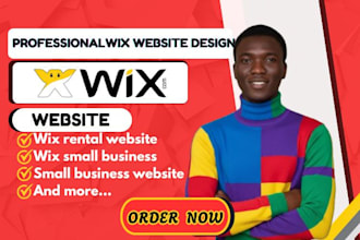 build wix business website wix small business website design wix rental website