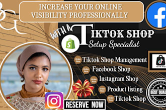 setup 30k profit tiktok shop to promote shopify, tiktok shop dropshipping