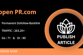 provide a permanent openpr guest post