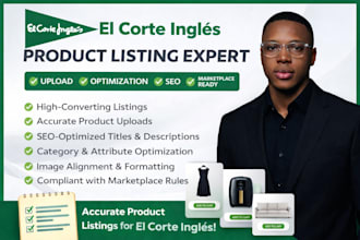 do el corte inglés product listing, optimize el corte inglés listings for sales