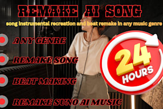 recreate suno ai music remake afro beat pop instrumental any genre