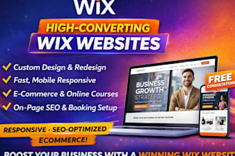 wix website design wix website redesign wix ecommerce redesign wix website