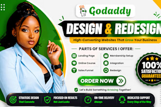 godaddy website design godaddy website redesign godaddy landing page design
