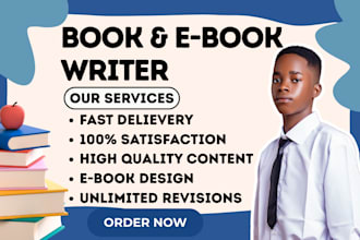 be your ebook ghostwriter, ebook marketing, book editing, and book formatting
