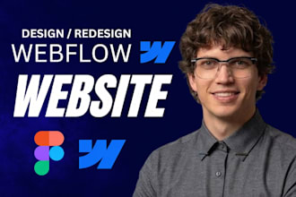 design modern webflow website responsive webflow website