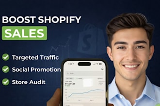 boost shopify store sales with shopify promotion or ecommerce shopify marketing