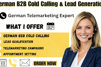 handle german b2b cold calling telemarketing and real estate lead generation