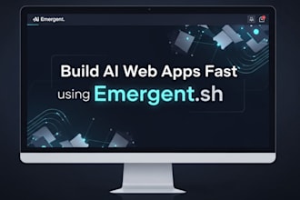 build an ai powered web app or saas website using emergent sh