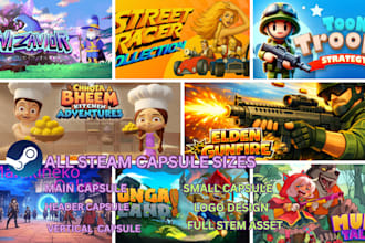 design steam capsule artwork steam capsule game banner steam capsule game poster