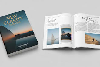 affinity publisher project, interior layout design cataloque, book formatting