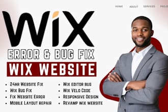 fix revamp wix studio website wix layout issues errors wix bug as wix expert