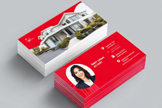 do attractive real estate realtor business card