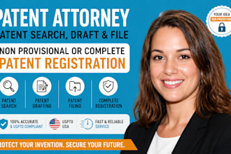 be patent attorney for patent search patent filing uspto provisional patent