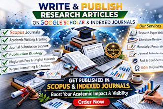 write and publish research articles on google scholar journals