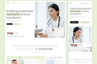 build telemedicine synchronous, and asynchronous website