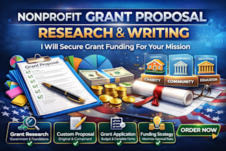 nonprofit grant proposal grant application grant funding