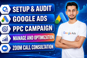 setup manage google ads adwords ppc youtube ads campaigns specialist