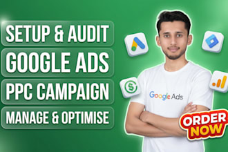 setup audit google ads adwords ppc campaign specialist