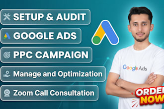 setup manage google ads adwords ppc youtube ads campaigns specialist
