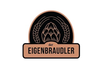 design monogram brewery beer bar logo