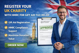 register your UK charity with hmrc for gift aid tax relief