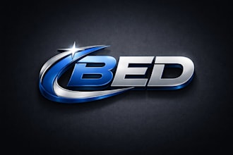 design 3d logo, branding, and corporate identity for bed