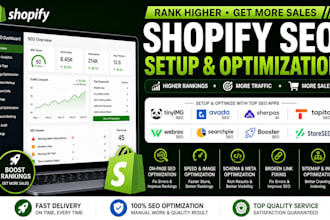setup shopify booster ai tiny seowill avada lab tapita searchpie webrex yoast