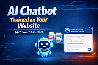 build ai chatbot trained on your website or documents