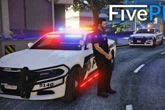 develop fivepd cops server based on qbcore nopixel inspired and fivepd server