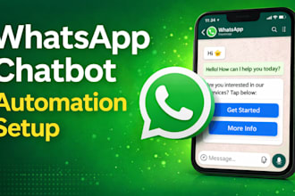 set up whatsapp chatbot automation for your business using cloud api