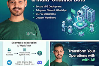 advanced openclaw ai automation system multichannel bots secure vps deployment