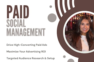 manage and optimize high converting paid social media ads